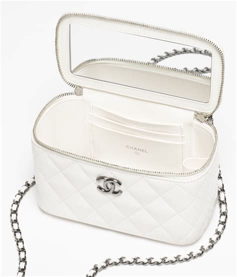 chanel white clutch price|Chanel clutch with chain price.